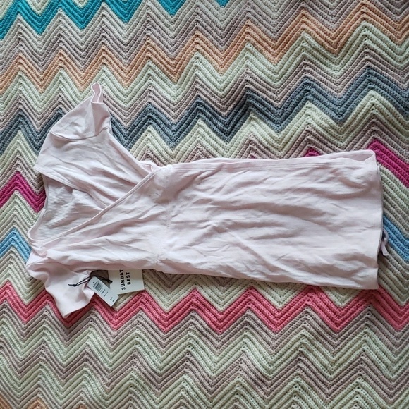 Sunday Best Pink Mini Wrap Dress - WITH TAGS - Picture 7 of 13